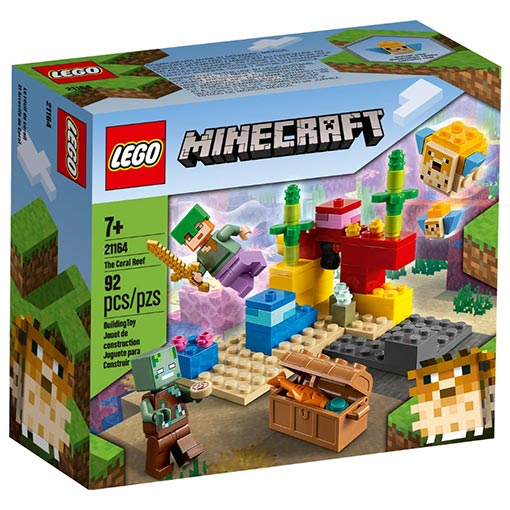 Koraalrif Lego van Minecraft 21164