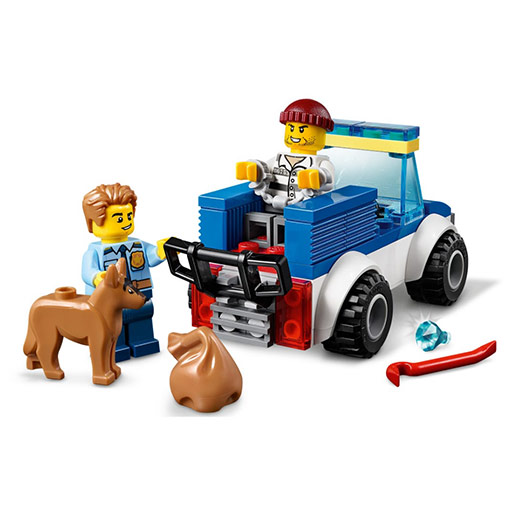 Politieagens en Hond vangen Boef Lego